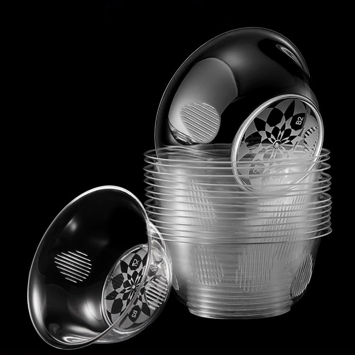 Wholesale 100 Pack 8oz Small Clear Plastic Hard Disposable Salad Bowls for Party Serving Ice Cream Desserts Catering Special Events Factory Wholesale 100 Pack 8oz Small Clear Plastic Hard Disposable Salad Bowls for Party Serving Ice Cream Desserts Catering Special Events Factory