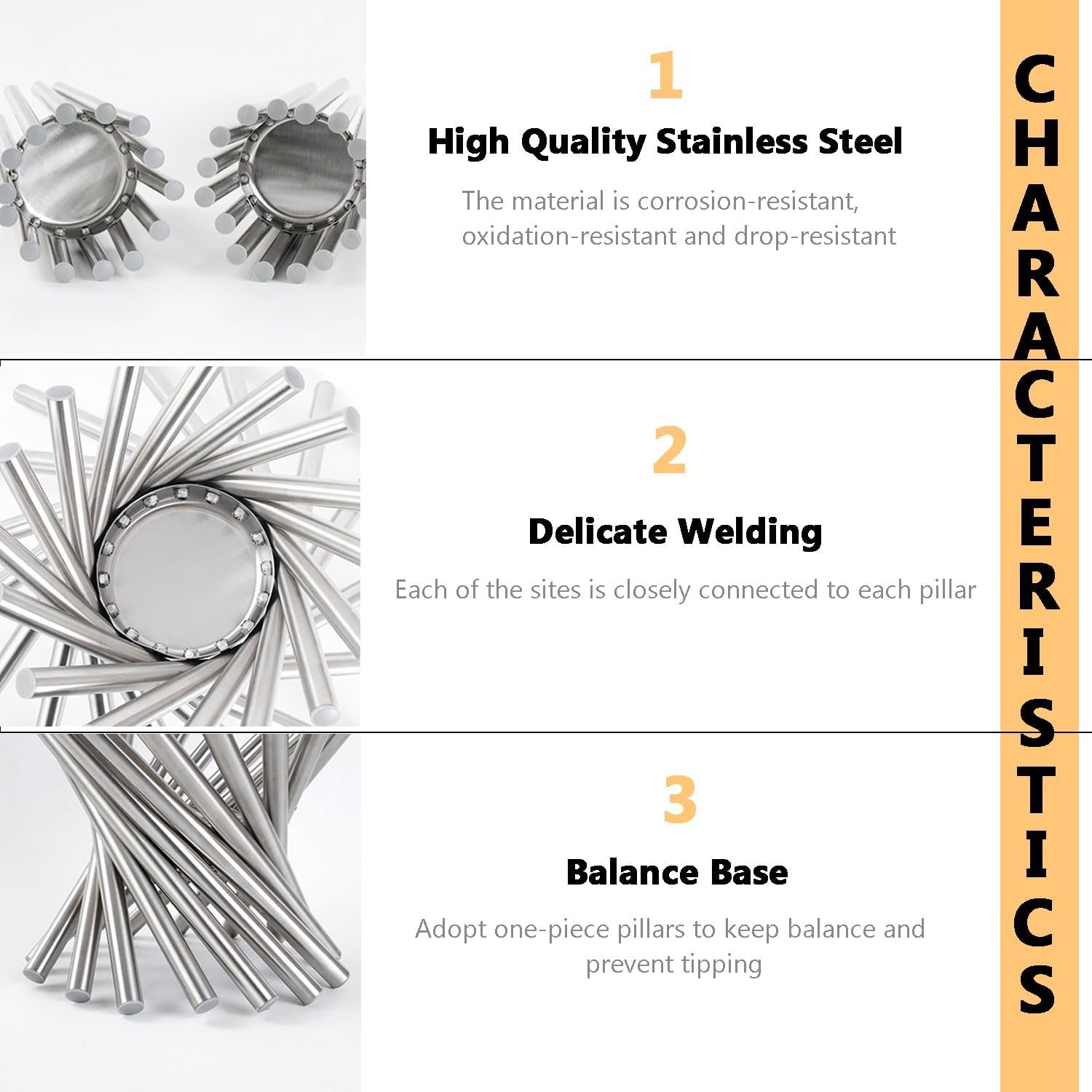 OEM Large Stainless Steel Fruit Bowl Kitchen Counter Modern Basket Holder Stand Table Centerpiece Decorative Home Organizer Bread Vegetable Storage Manufacturer