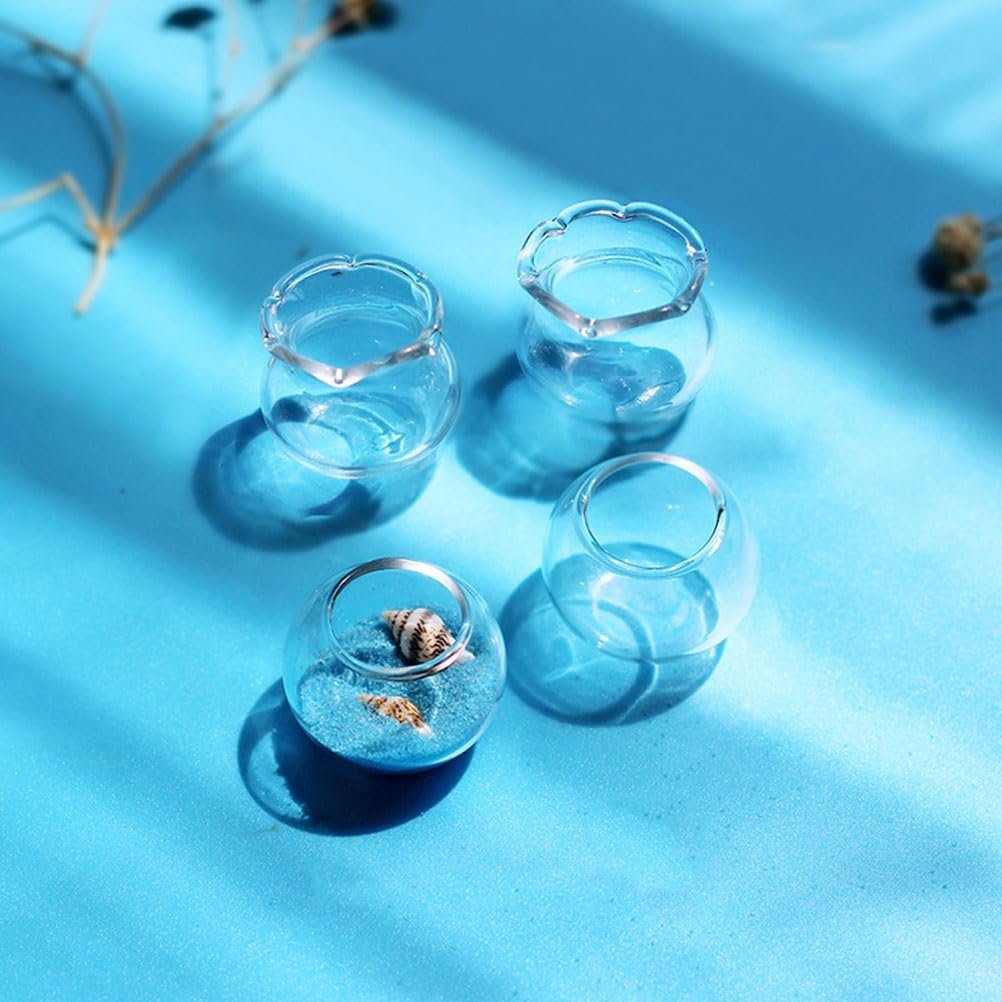 Wholesale 12pcs Miniature Fish Bowls Simulated Glass Goldfish Tanks for Dollhouses Desk Office Decor 2.5x2.5x2cm Size Factory Wholesale 12pcs Miniature Fish Bowls Simulated Glass Goldfish Tanks for Dollhouses Desk Office Decor 2.5x2.5x2cm Size Factory