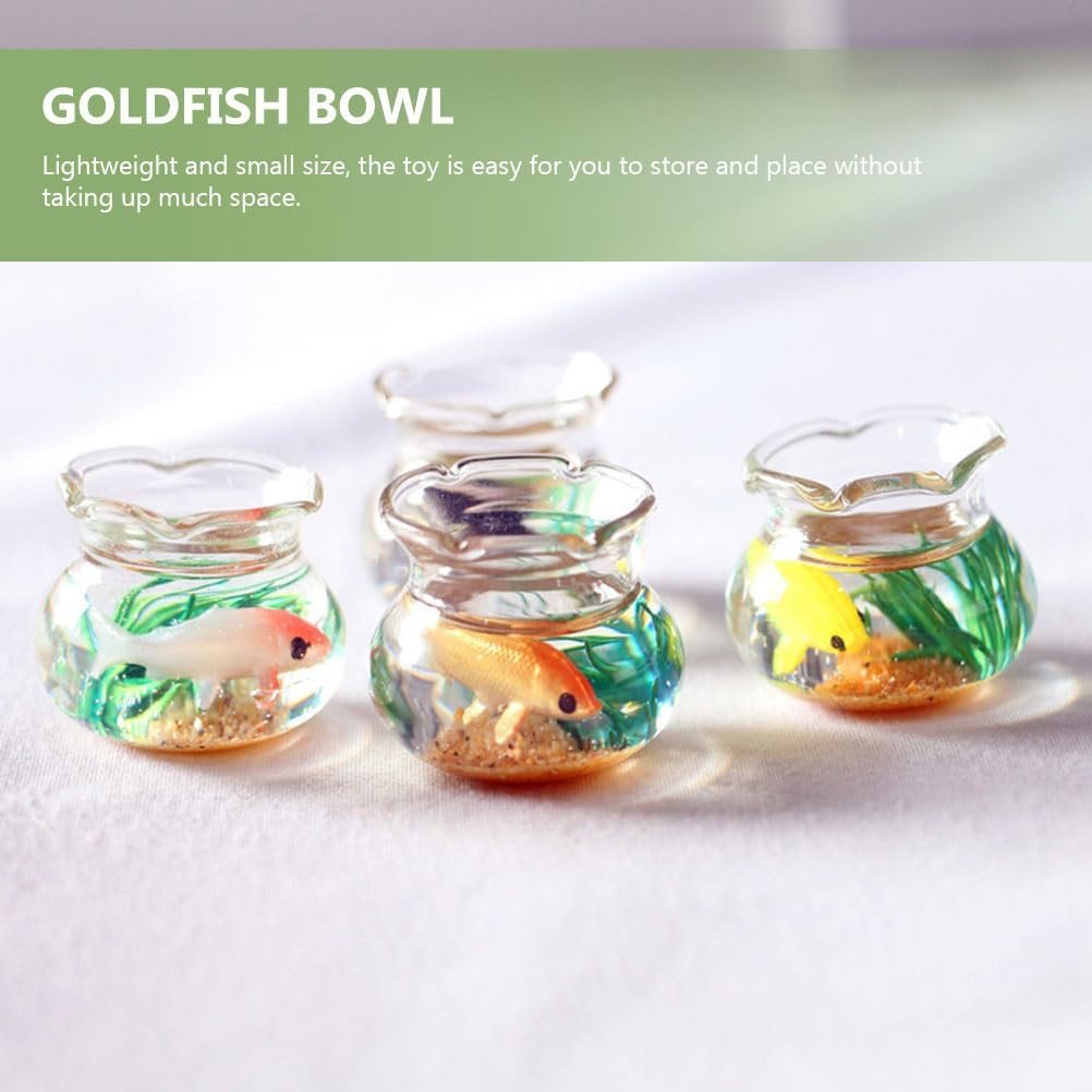 Wholesale 12pcs Miniature Fish Bowls Simulated Glass Goldfish Tanks for Dollhouses Desk Office Decor 2.5x2.5x2cm Size Factory Wholesale 12pcs Miniature Fish Bowls Simulated Glass Goldfish Tanks for Dollhouses Desk Office Decor 2.5x2.5x2cm Size Factory