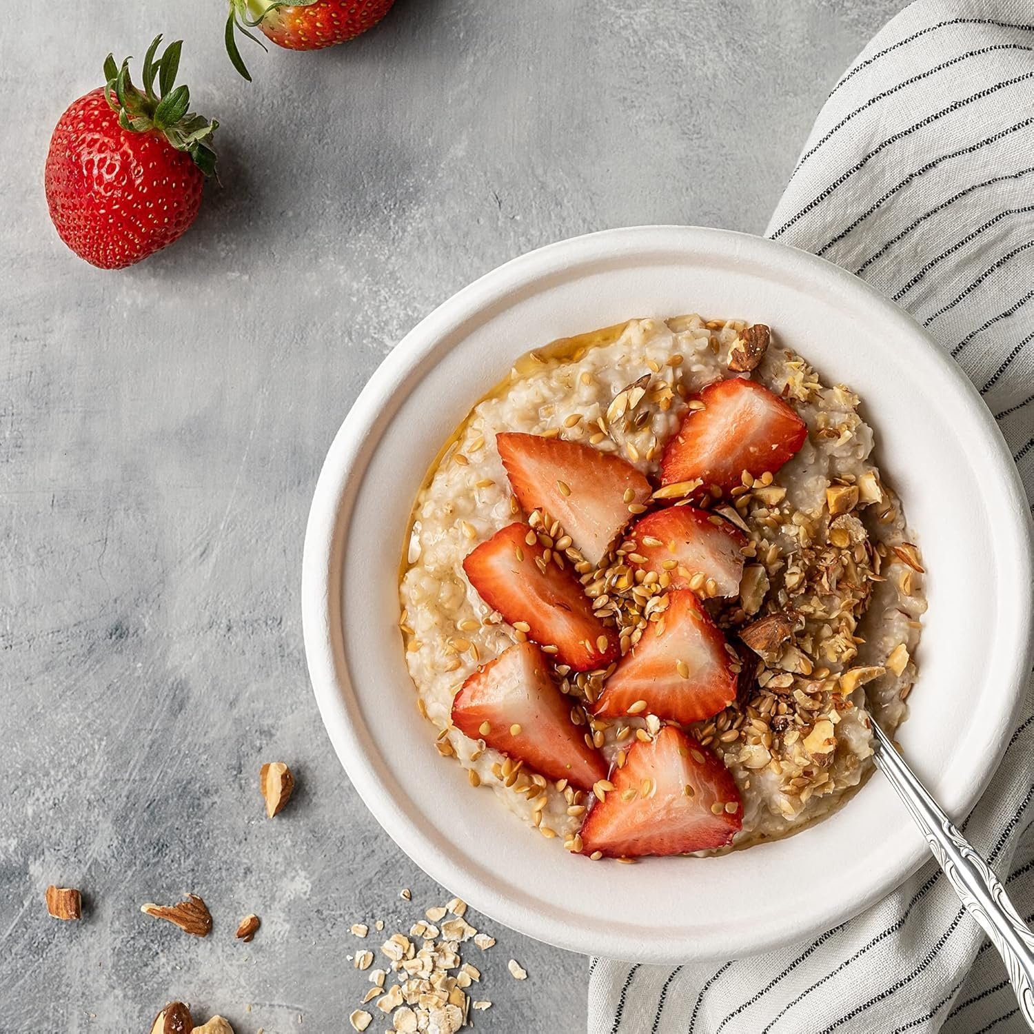 Wholesale Compostable 12 oz Disposable Paper Bowls Biodegradable Bagasse Bulk 1000 Pack Case Made from 100% Sugarcane Eco-Friendly for Hot Soup Chili Factory