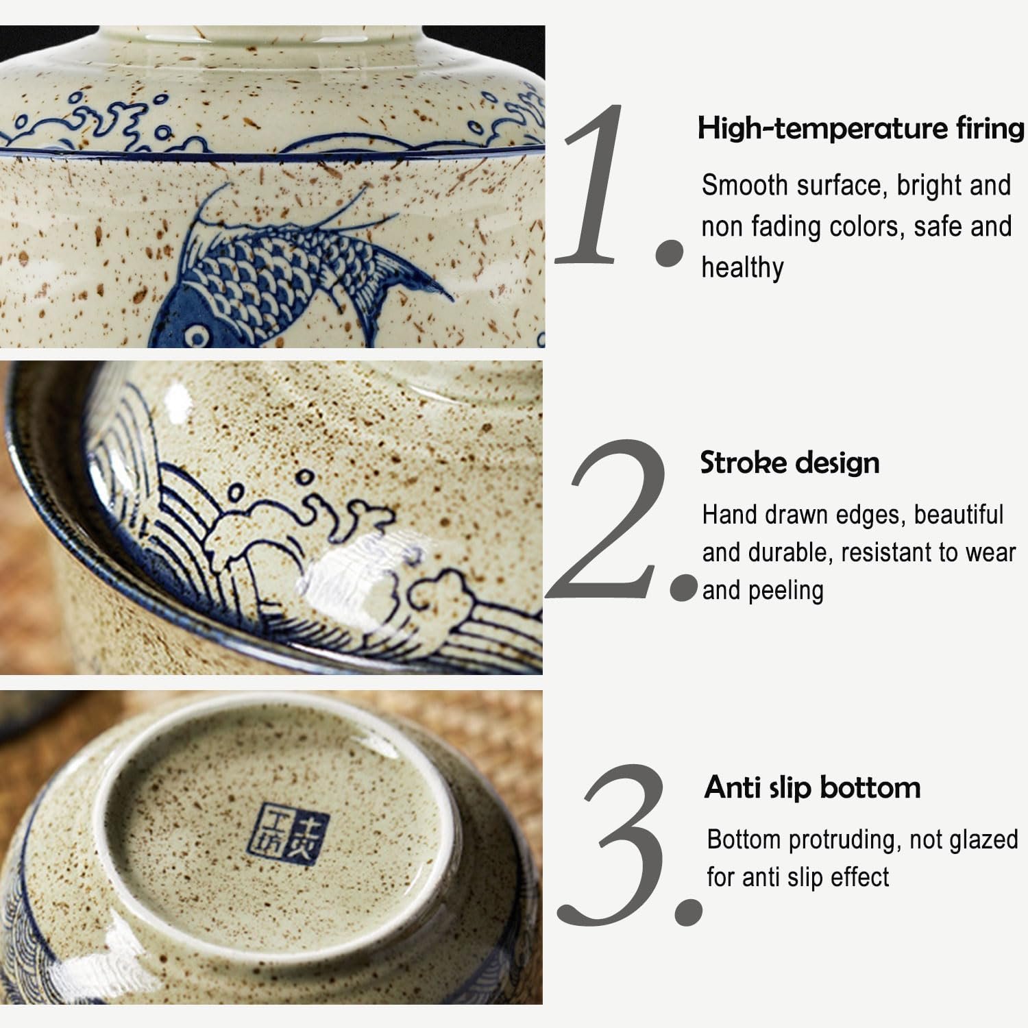 OEM Microwavable Ramen Bowl with Lid 25 Oz Ceramic Soup Bowl Large Capacity Clay Pot Factory