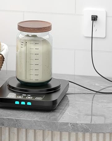 OEM Electric Sourdough Starter Warmer Mat Heating Pad Proofing Tool for Home Baking with US Plug Thermostat Timer Memory Function Factory