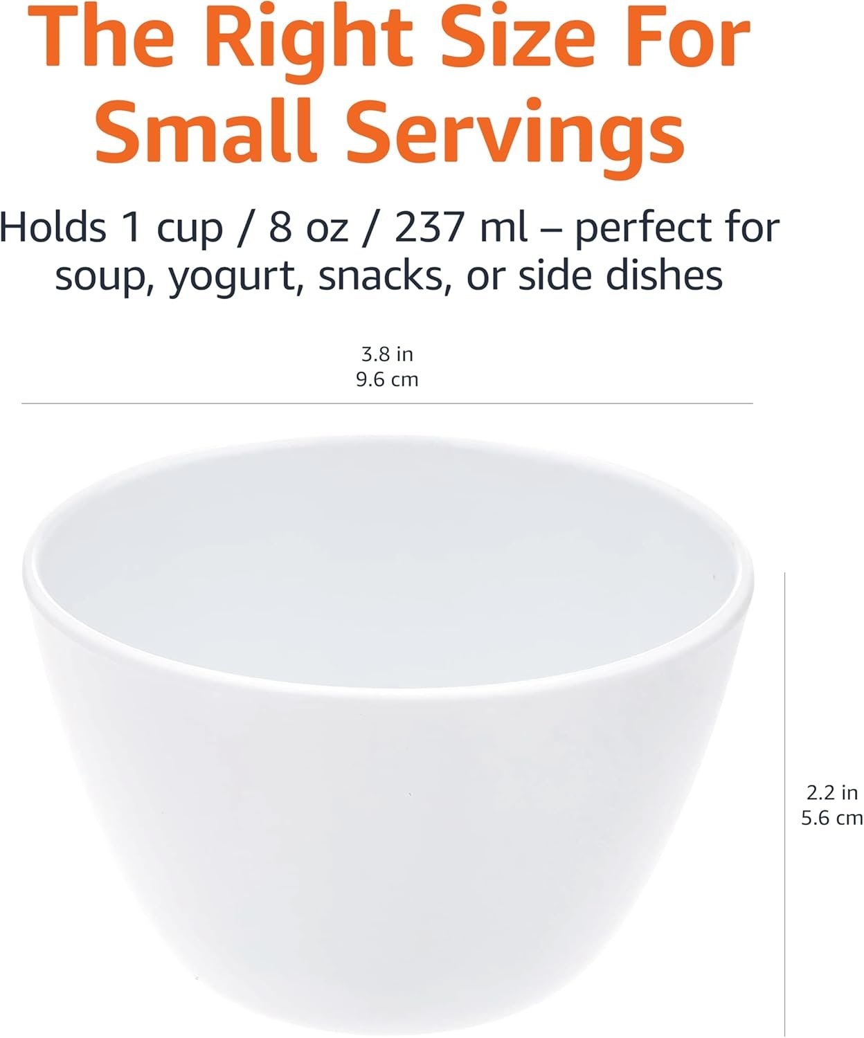 Wholesale Round Melamine Bowl 8 oz White 6 Piece Set Do Not Microwave Factory Wholesale Round Melamine Bowl 8 oz White 6 Piece Set Do Not Microwave Factory
