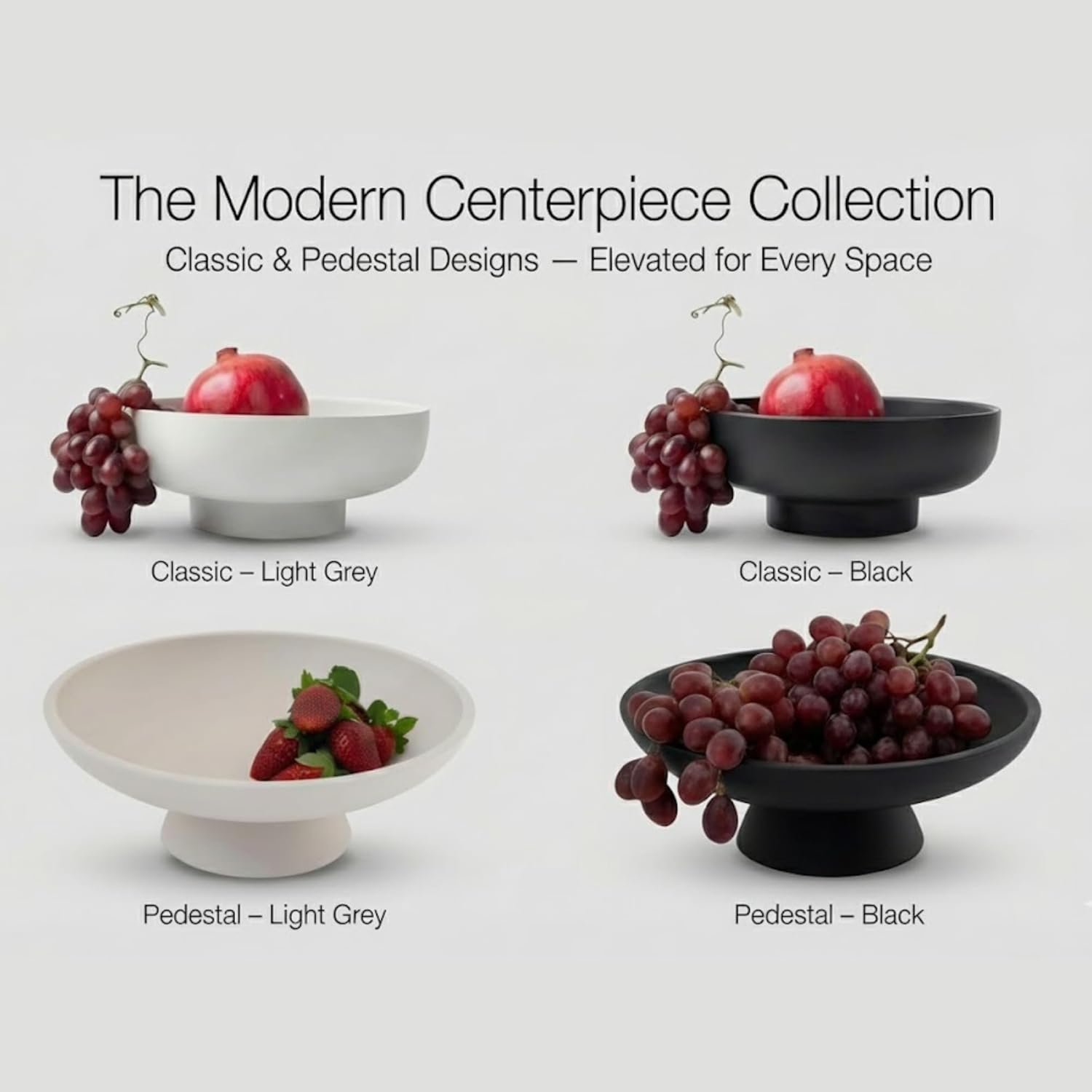 OEM 12-Inch Black Concrete Fruit Bowl Kitchen Counter Decor Coffee Table Accent Decorative Key Holder Home Accents Factory OEM 12-Inch Black Concrete Fruit Bowl Kitchen Counter Decor Coffee Table Accent Decorative Key Holder Home Accents Factory