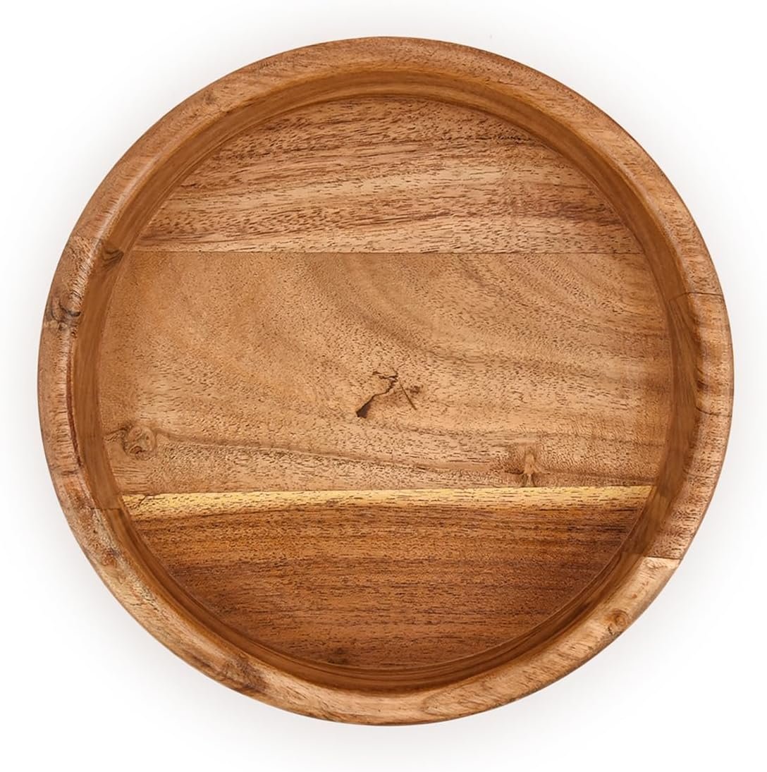 Wholesale Hand Carved Acacia Wood Decorative Bowl for Dining Table Centerpiece Living Room Kitchen Home Decor 8