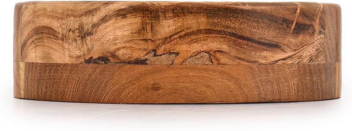 Wholesale Hand Carved Acacia Wood Decorative Bowl for Dining Table Centerpiece Living Room Kitchen Home Decor 8