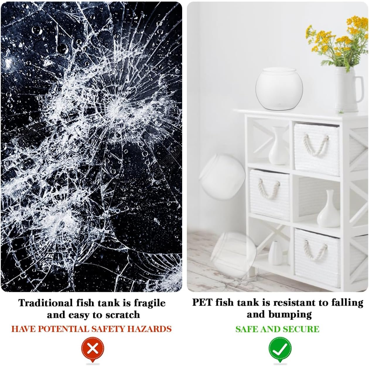 OEM 8.66 Inch Transparent Round Aquarium Tank Desktop Fish Bowl for Betta Goldfish Office Home Decor Durable Material Plants supplier OEM 8.66 Inch Transparent Round Aquarium Tank Desktop Fish Bowl for Betta Goldfish Office Home Decor Durable Material Plants supplier