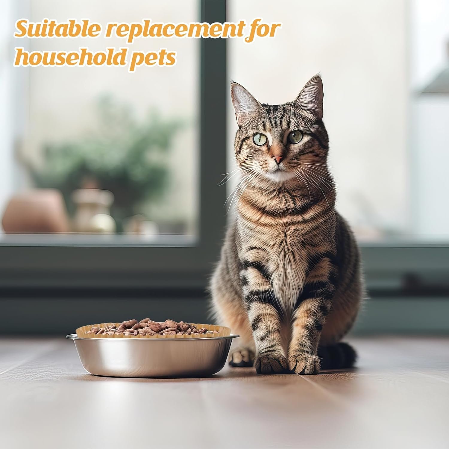 Wholesale 400 Pcs Bulk Disposable Paper Pet Feeding Bowl Liners Small Size for Cats Small Dogs Factory