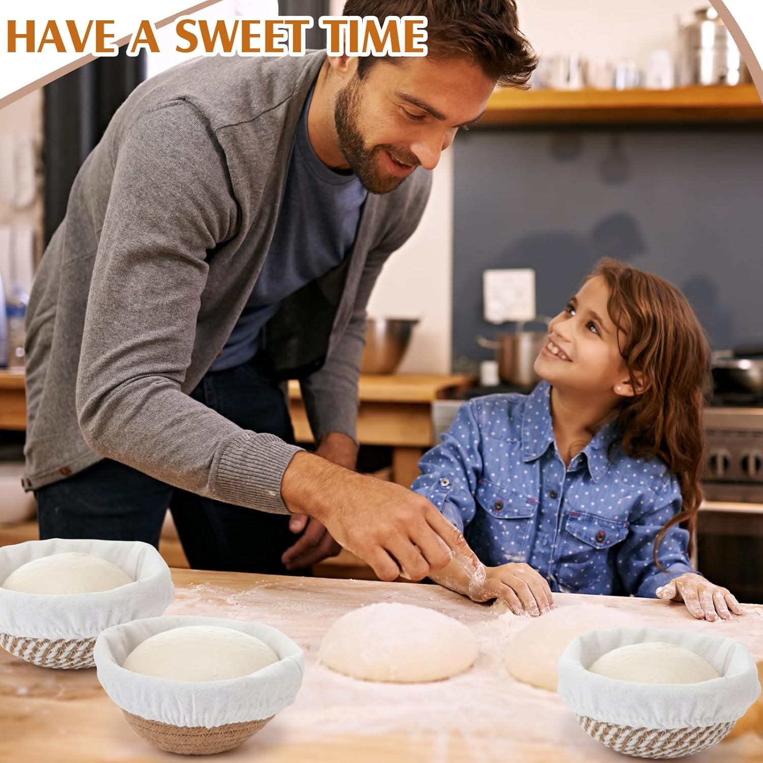 Wholesale 6-Pack 5.5-Inch Mini Banneton Proofing Baskets Natural Cotton Rope with Cloth Liners 6 Colors Sourdough Baking Kit Factory Wholesale 6-Pack 5.5-Inch Mini Banneton Proofing Baskets Natural Cotton Rope with Cloth Liners 6 Colors Sourdough Baking Kit Factory