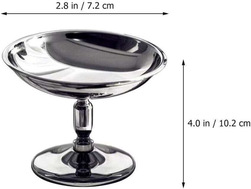 OEM 3Pcs Mini Silver Stainless Steel Ice Cream Bowls Dessert Parfait Sundae Trifle Footed Sauce Cups for Nuts Fruit Pudding Cereal Snacks Party Favors Factory OEM 3Pcs Mini Silver Stainless Steel Ice Cream Bowls Dessert Parfait Sundae Trifle Footed Sauce Cups for Nuts Fruit Pudding Cereal Snacks Party Favors Factory