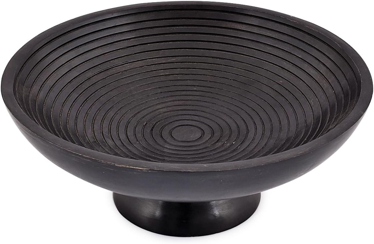 OEM Mango Wood Fruit Bowl Serving Dish for Fruits Salads 12 x 12 x 5 Inches Beautiful Kitchen Accent Factory