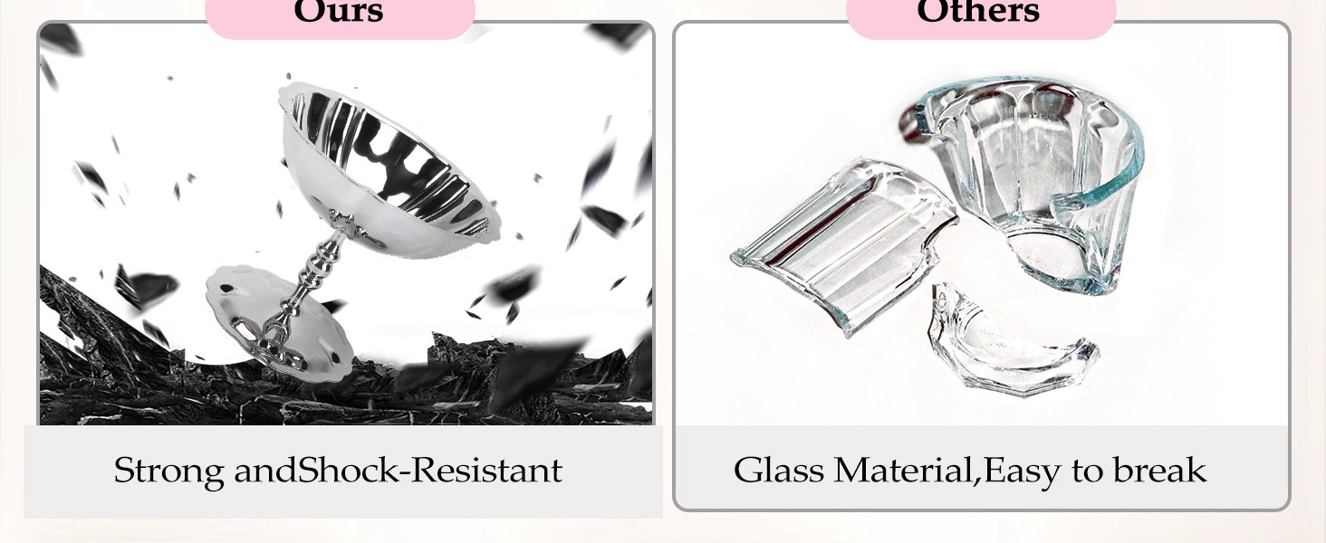 OEM Stainless Steel Tall Footed Ice Cream Cups Dessert Serving Bowls Sundae Trifle for Custard Mousse Salad Parties Factory