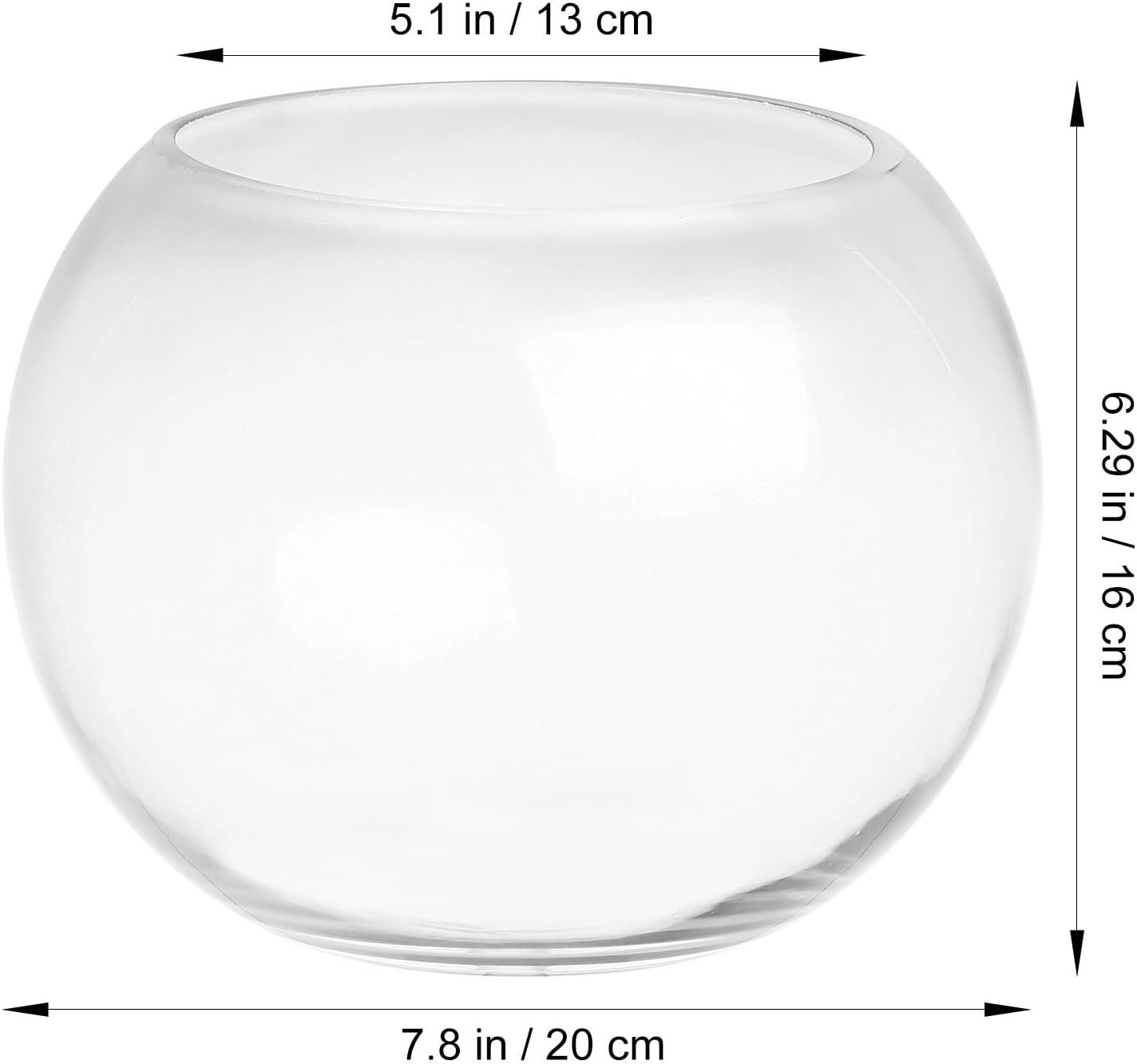 OEM 2 Gallon 7.8 Inch Round Glass Fish Bowl Transparent Desktop Aquarium for Goldfish Hydroponic Plants Small Home Office Tank Factory OEM 2 Gallon 7.8 Inch Round Glass Fish Bowl Transparent Desktop Aquarium for Goldfish Hydroponic Plants Small Home Office Tank Factory