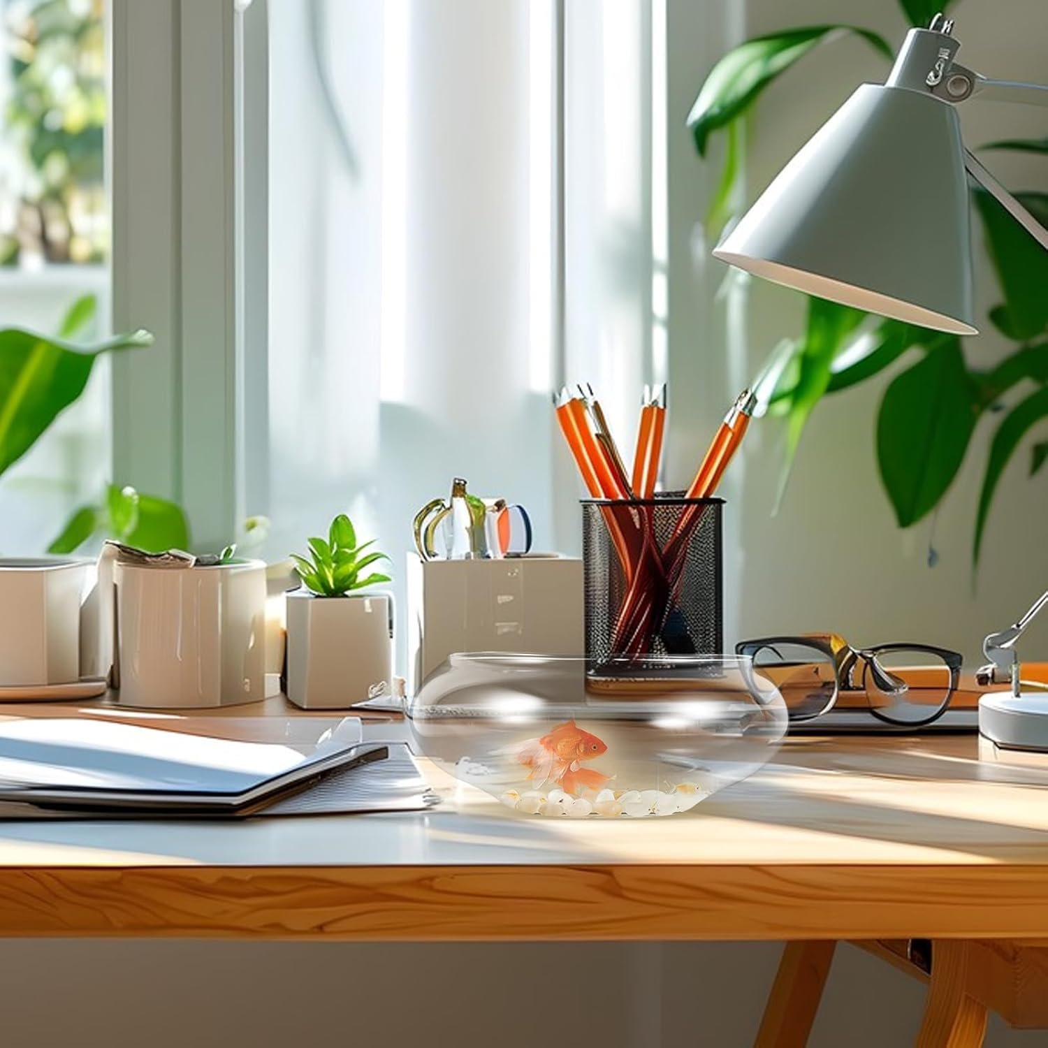 Wholesale Clear Glass Fish Bowl Vase Bubble Round Shallow Planter Hydroponic Floral Container for Table Centerpieces Wedding Events 15cm Factory