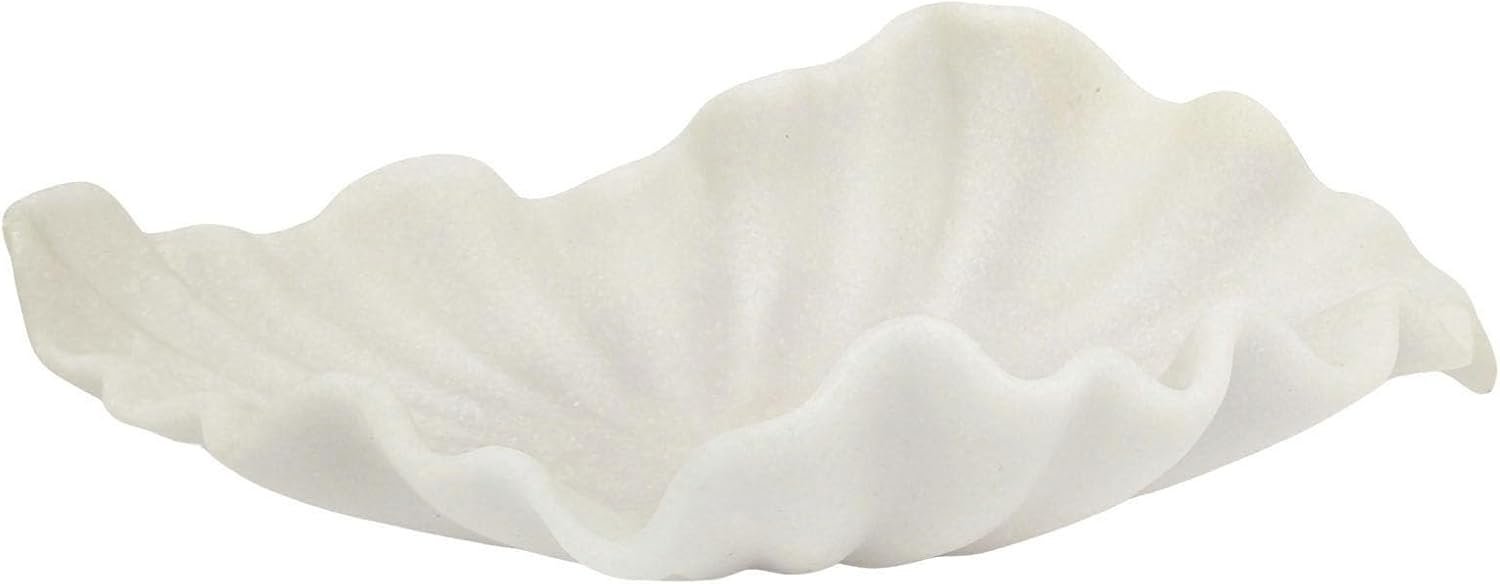 OEM Large 16-Inch Scalloped Ruffle Decorative Bowl for Home Coffee Table Entryway Key Purse Fruit Centerpiece factory