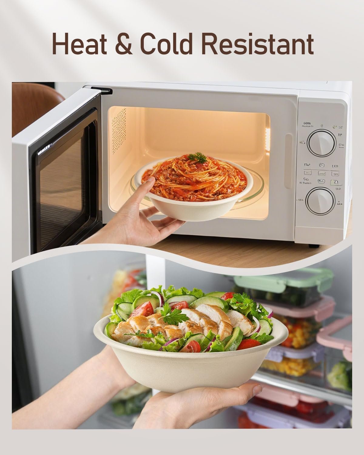 Wholesale 110 Pack 32oz Large Compostable Disposable Paper Bowls for Salads Soups Dog Feeding Microwave Freezer Safe Natural Brown Factory Wholesale 110 Pack 32oz Large Compostable Disposable Paper Bowls for Salads Soups Dog Feeding Microwave Freezer Safe Natural Brown Factory