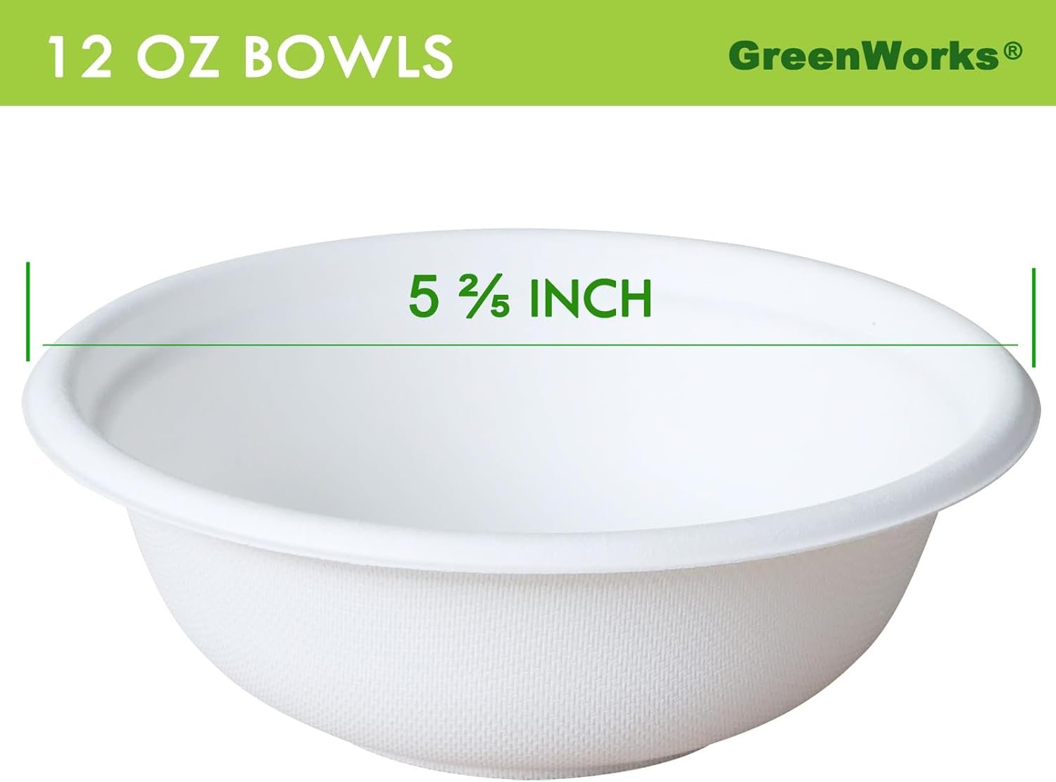 Wholesale 100 Count 12 OZ Compostable Biodegradable Bagasse and Bamboo Fiber Paper Bowls Factory