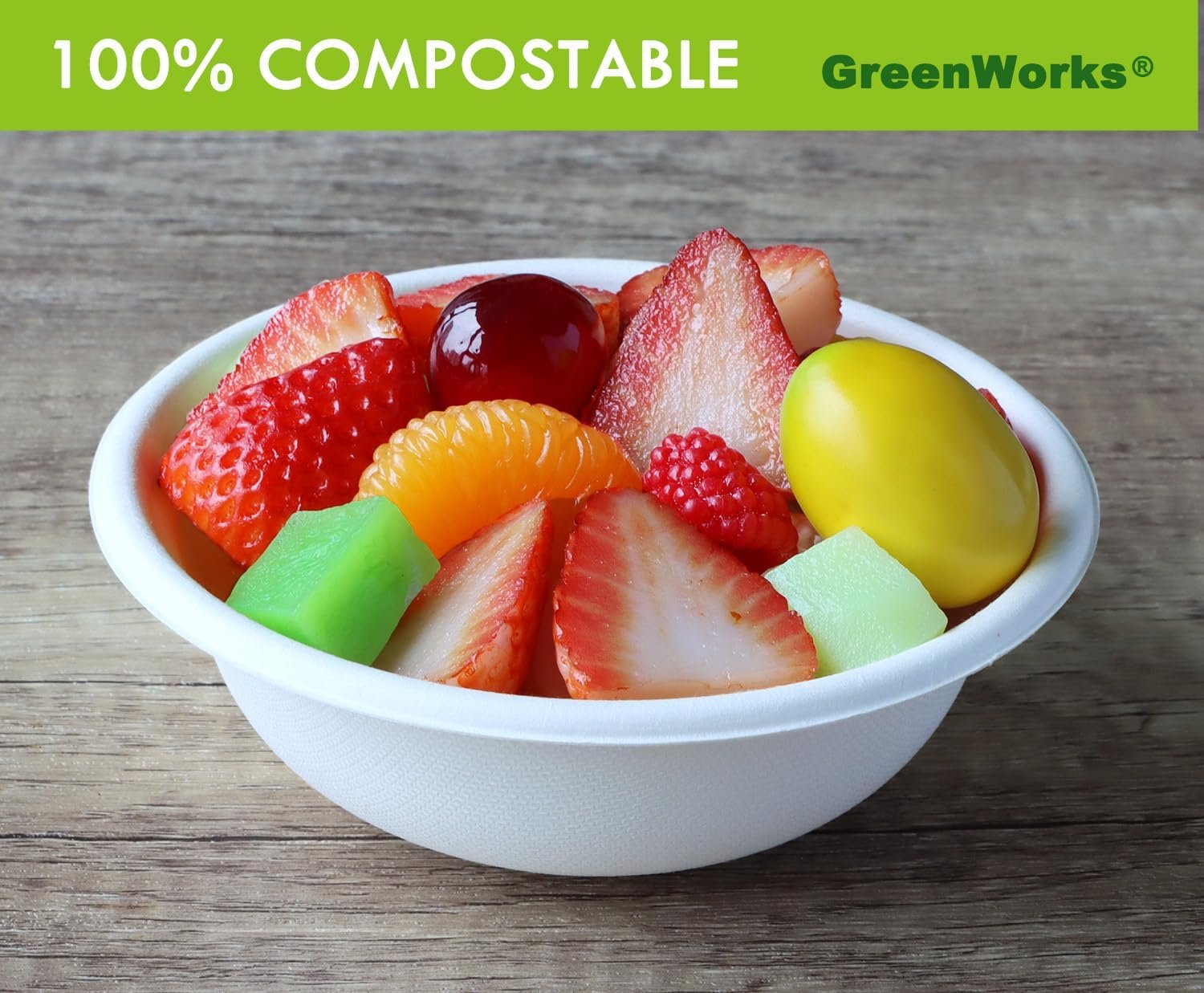 Wholesale 100 Count 12 OZ Compostable Biodegradable Bagasse and Bamboo Fiber Paper Bowls Factory