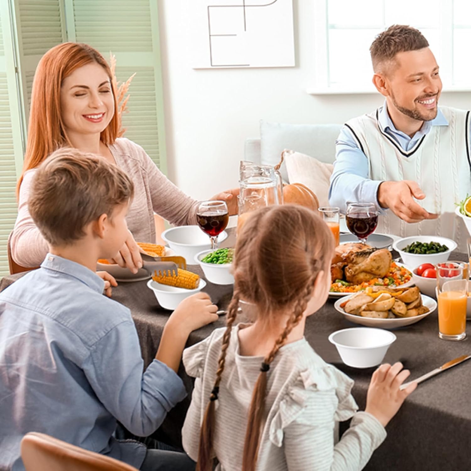 Wholesale 150 Pack 8 oz Compostable Heavy-Duty Disposable Biodegradable Paper Soup Bowls Made of Natural Bagasse for Salad Dessert Milk Cereals Factory