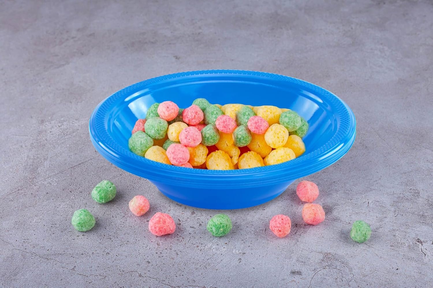 Wholesale 7 Inch 12 oz Disposable Plastic Serving Bowls for Fruit Snacks Popcorn Soup Salad Kids Birthday Holiday Parties Blue Pack of 24 Factory
