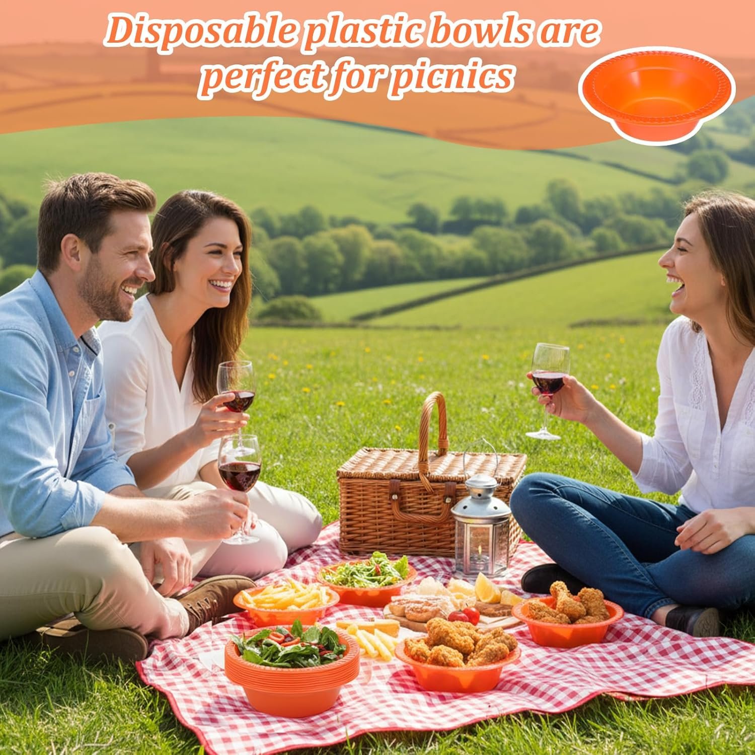 Wholesale 150 Pcs 12 oz Disposable Plastic Serving Bowls for Salad Soup Dessert Snacks Thanksgiving Halloween Christmas Party Picnics Factory Wholesale 150 Pcs 12 oz Disposable Plastic Serving Bowls for Salad Soup Dessert Snacks Thanksgiving Halloween Christmas Party Picnics Factory