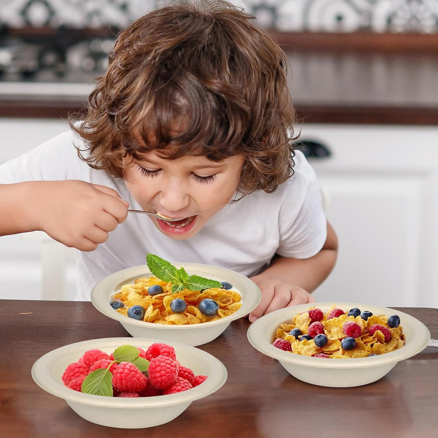 Wholesale 100% Compostable Paper Bowls 12 Oz Disposable Soup Salad 125 Pack PFAS-Free BPI Certified Eco-Friendly Hot Cold Natural Brown Factory Wholesale 100% Compostable Paper Bowls 12 Oz Disposable Soup Salad 125 Pack PFAS-Free BPI Certified Eco-Friendly Hot Cold Natural Brown Factory