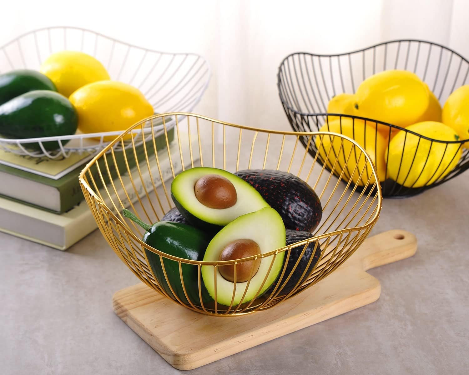 OEM Curved-Edge Modern Creative Single Tier Iron Wire Fruit Vegetable Bread Decorative Stand Serving Basket Holder Gold supplier OEM Curved-Edge Modern Creative Single Tier Iron Wire Fruit Vegetable Bread Decorative Stand Serving Basket Holder Gold supplier