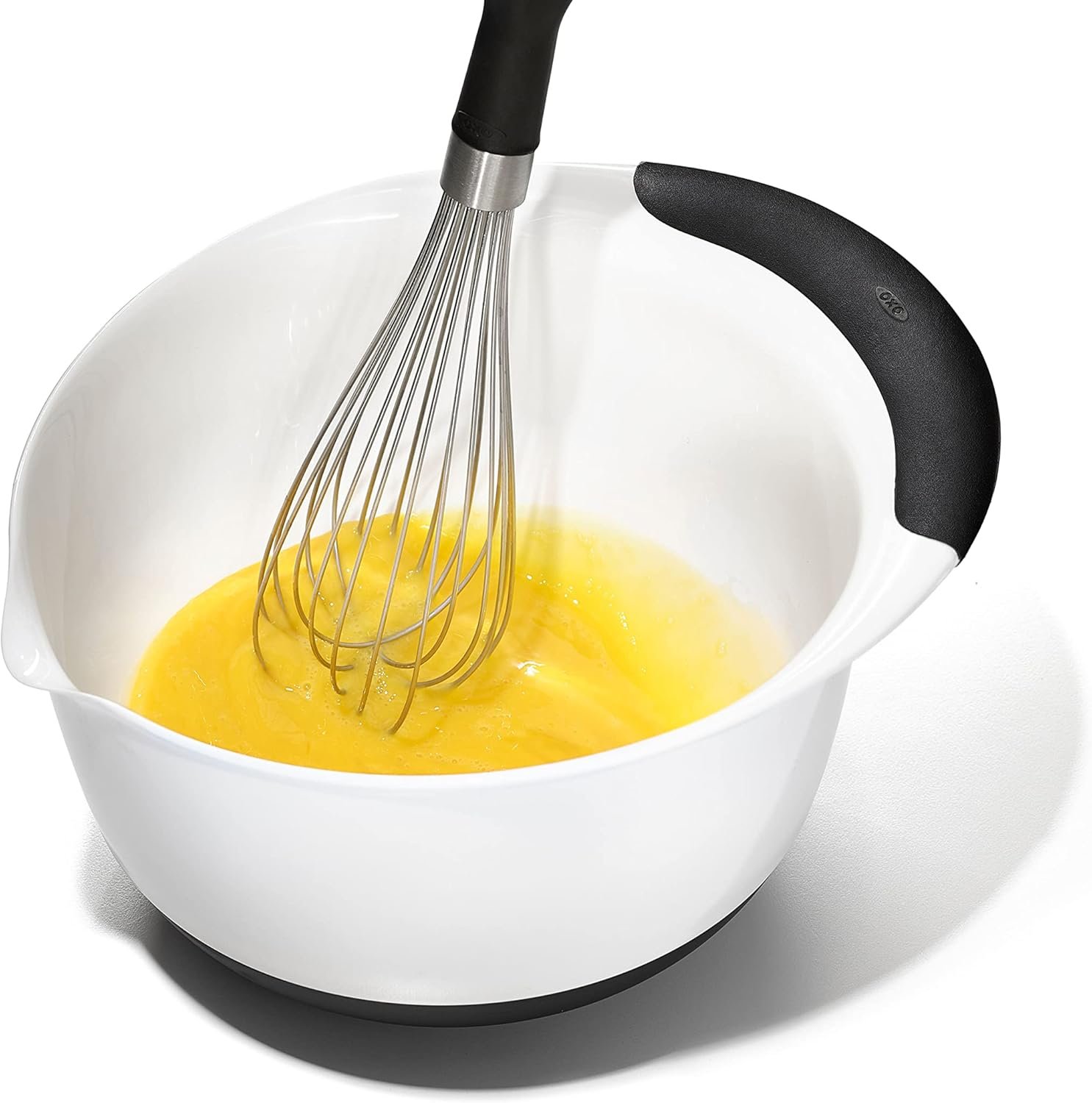 Wholesale 3-Piece 2500 ml Plastic Mixing Bowl Set White Black Factory Wholesale 3-Piece 2500 ml Plastic Mixing Bowl Set White Black Factory