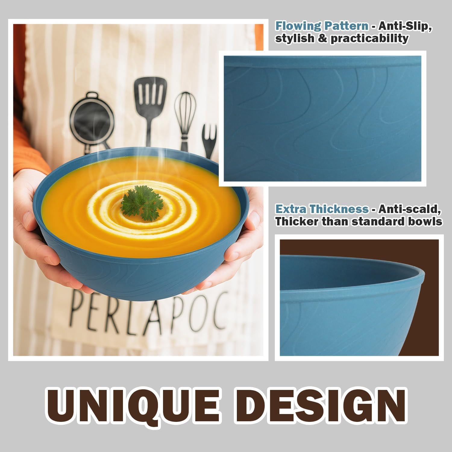 Wholesale Unbreakable 40 OZ Wheat Straw Cereal Bowls Set of 6 Microwave Dishwasher Safe for Kitchen Outdoors Salad Soup Ramen Factory Wholesale Unbreakable 40 OZ Wheat Straw Cereal Bowls Set of 6 Microwave Dishwasher Safe for Kitchen Outdoors Salad Soup Ramen Factory