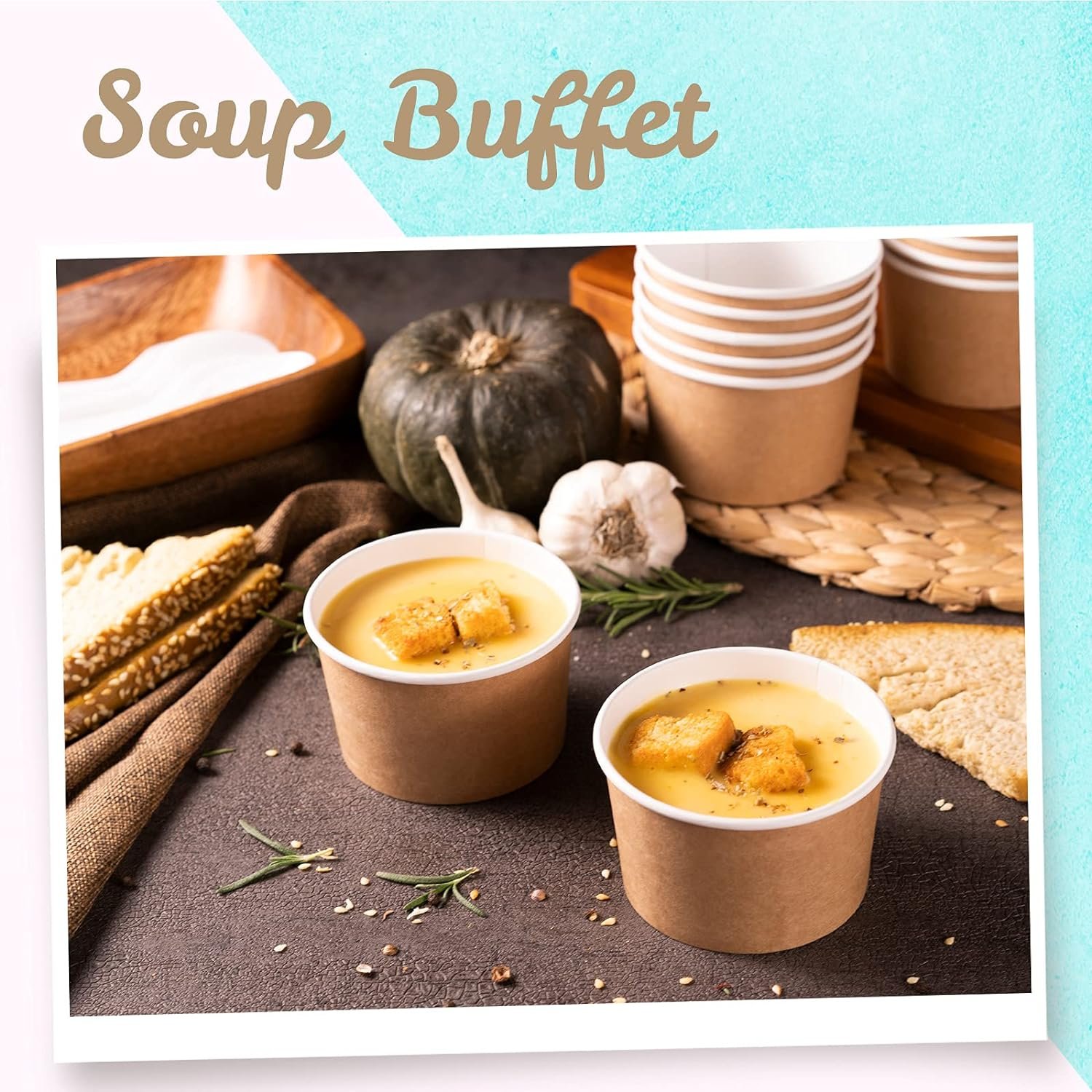 Wholesale 50-Count 5.5-Oz Paper Disposable Ice Cream Cups Brown for Hot Cold Food Sundae Frozen Yogurt Soup Factory Wholesale 50-Count 5.5-Oz Paper Disposable Ice Cream Cups Brown for Hot Cold Food Sundae Frozen Yogurt Soup Factory