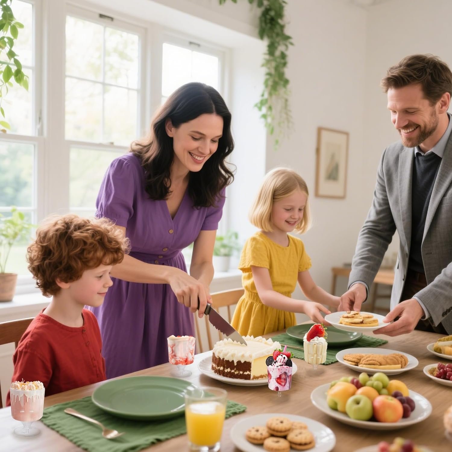 Wholesale 50 Pack 5oz Clear Dessert Cups with Spoons Round Charcuterie Cups Mini Plastic Goblets Party Trifle Bowls Appetizer Cups for Yogurt Fruit Pudding Mousse Factory Wholesale 50 Pack 5oz Clear Dessert Cups with Spoons Round Charcuterie Cups Mini Plastic Goblets Party Trifle Bowls Appetizer Cups for Yogurt Fruit Pudding Mousse Factory