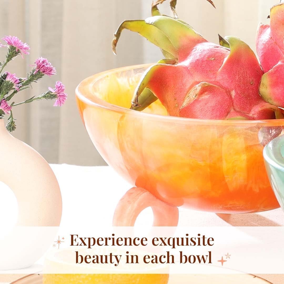 OEM 9-Inch Resin Decorative Fruit Bowl for Kitchen Counter Fall Table Centerpieces Coffee Table Basket Factory