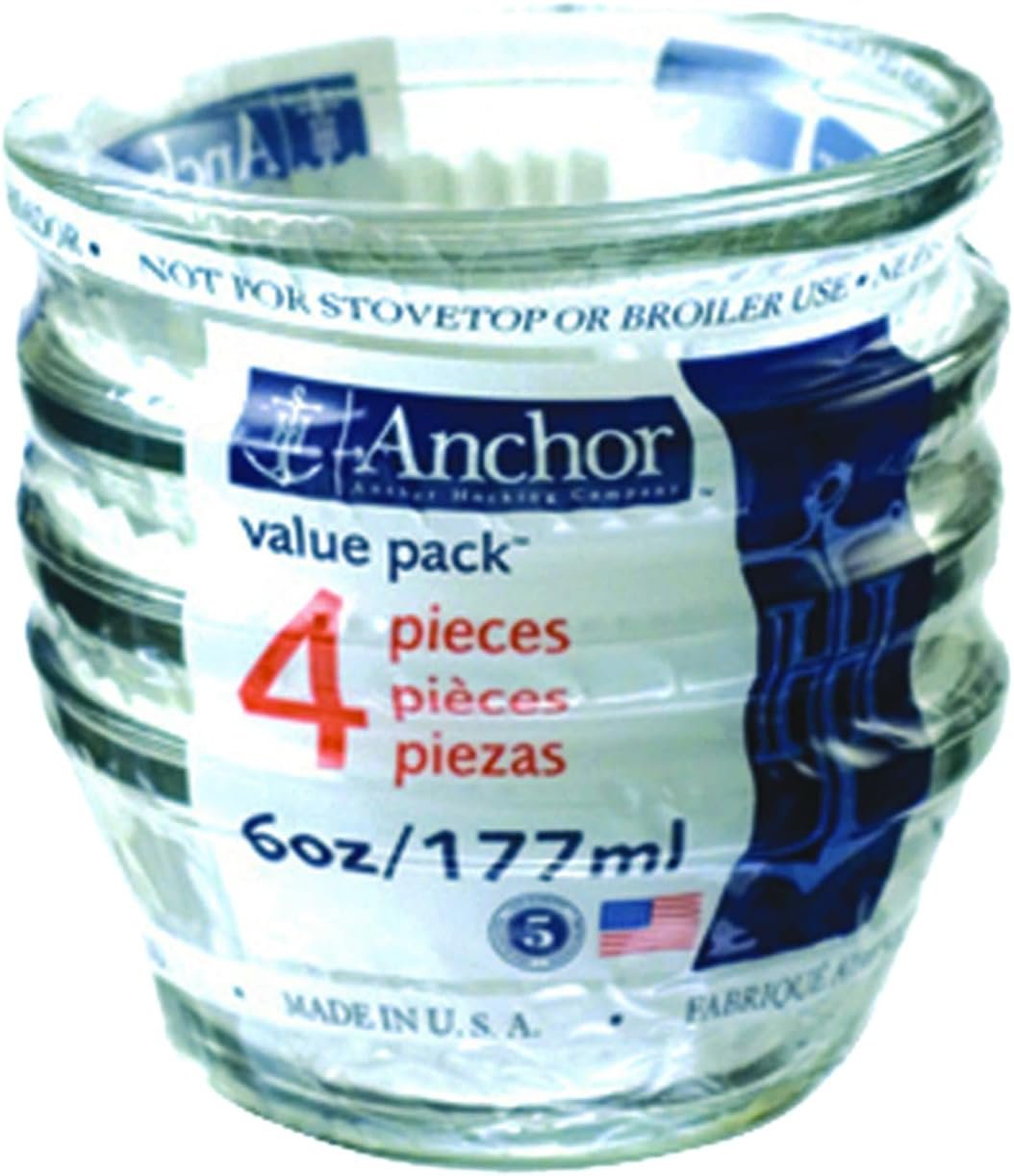 Wholesale 6-Ounce Glass Custard Cups Set of 4 Factory