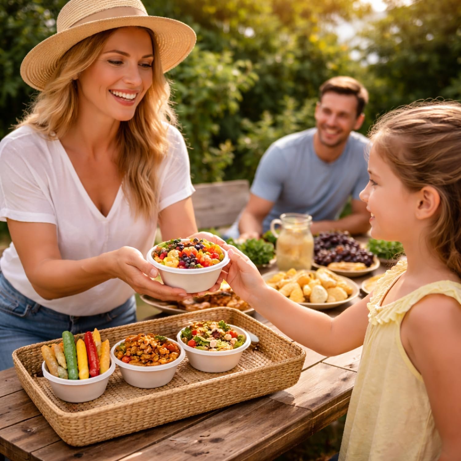 Wholesale Disposable Paper Bowls 200 Pack 8 oz Heavy-Duty Compostable Eco-Friendly Bagasse for Soup Salad Dessert and More Factory