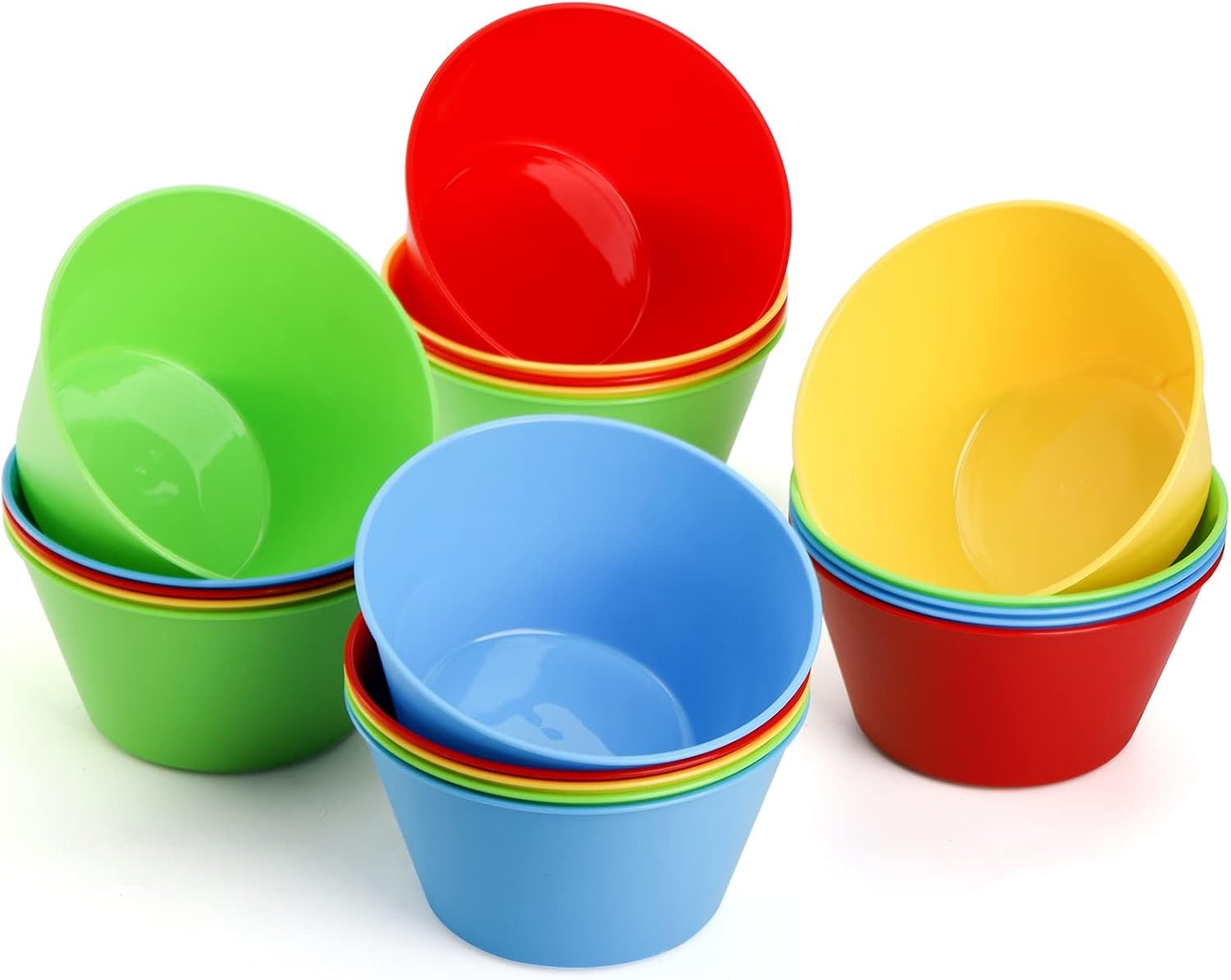 Wholesale 20 Pack 27 OZ Unbreakable Plastic Cereal Bowls 6 Inch Reusable Colorful Serving Bowls for Party Snack Soup Salad Children Microwave Dishwasher Safe Factory Wholesale 20 Pack 27 OZ Unbreakable Plastic Cereal Bowls 6 Inch Reusable Colorful Serving Bowls for Party Snack Soup Salad Children Microwave Dishwasher Safe Factory