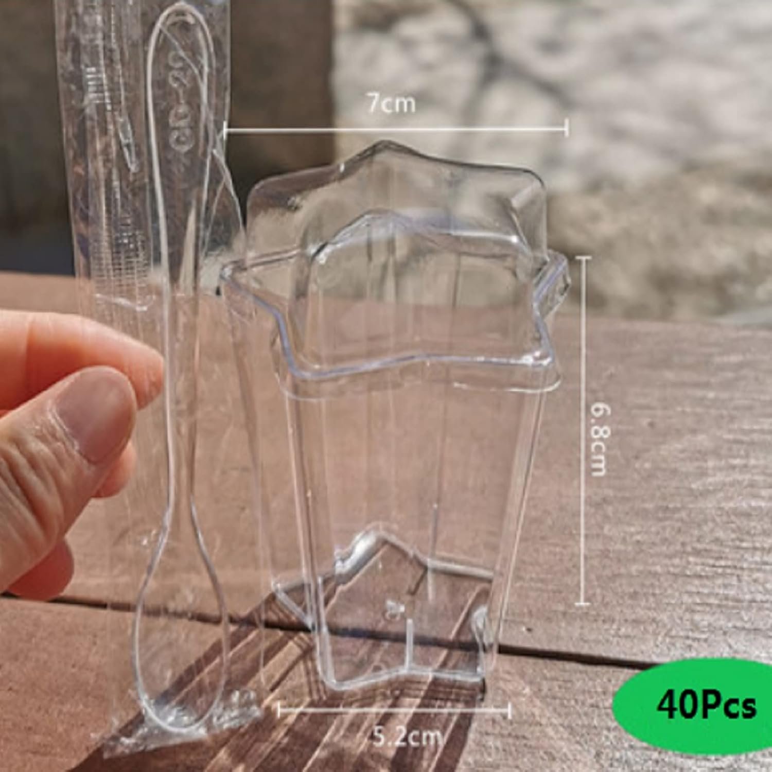 Wholesale 40 Count 4.5 oz Clear Plastic Dessert Cups with Lids Spoons Mini Tumbler Serving for Party Appetizers Fruit Parfait Trifle Mousse Pudding Factory