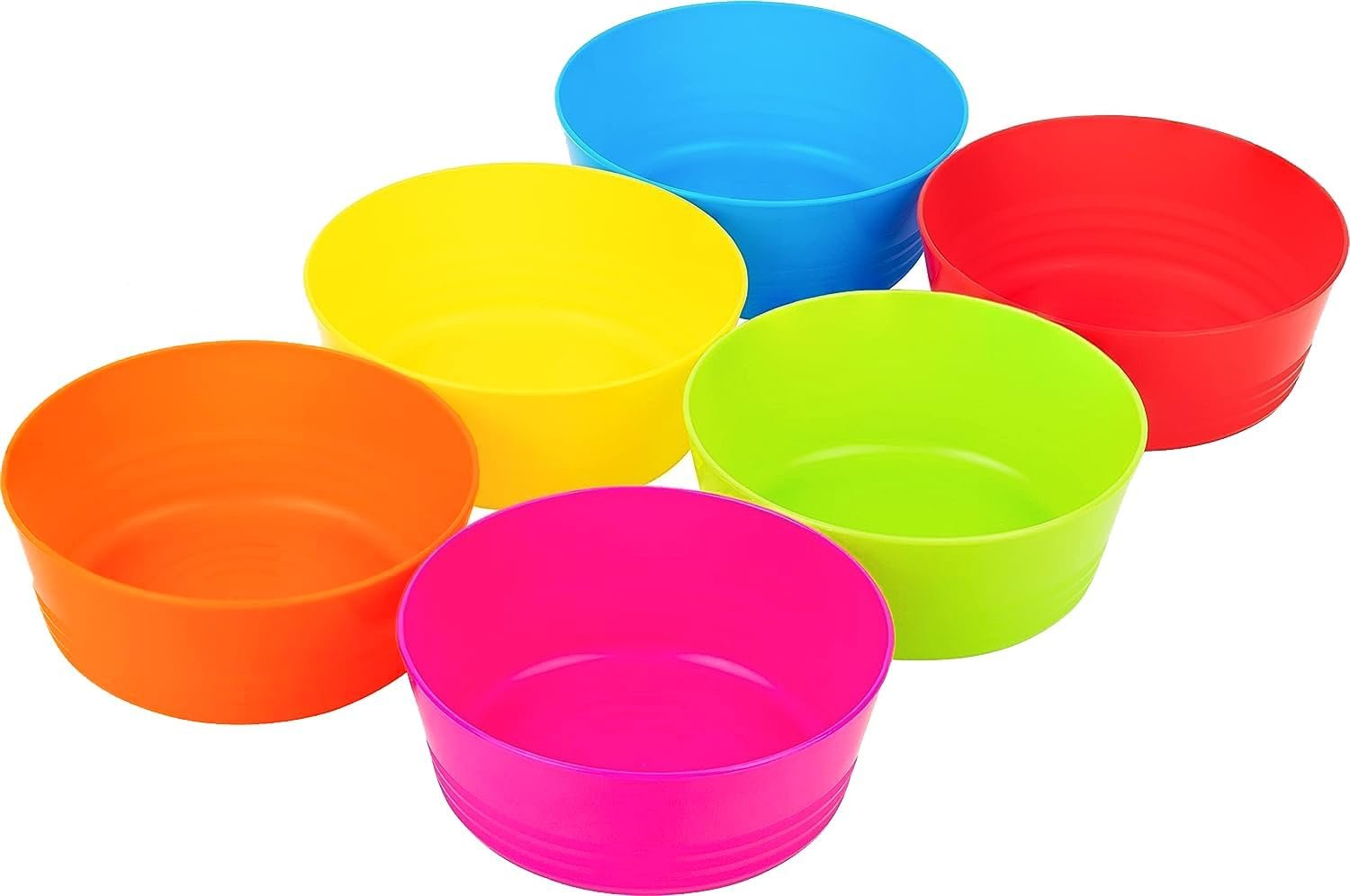 Wholesale 10 Oz Plastic Toddler Bowls Set of 6 Microwave Dishwasher Safe BPA Free Brightly Colored for Cereal Soup Snacks Fruit Salad Factory Wholesale 10 Oz Plastic Toddler Bowls Set of 6 Microwave Dishwasher Safe BPA Free Brightly Colored for Cereal Soup Snacks Fruit Salad Factory