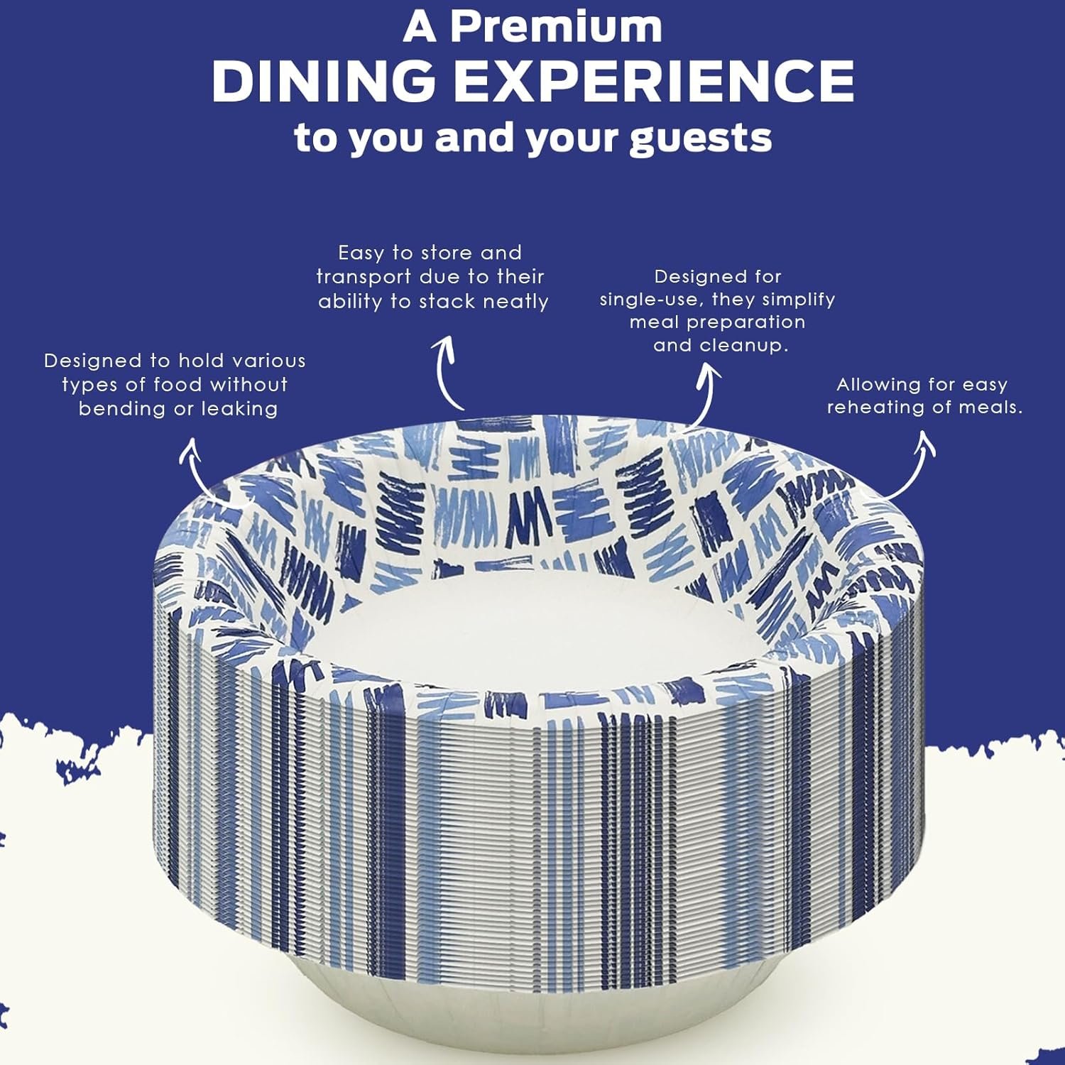 Wholesale 20 Oz Blue Paper Bowls Heavy Duty Disposable for Soup Pack of 50 Microwave Safe Oil Water Cut Resistant Recyclable Dinnerware Factory Wholesale 20 Oz Blue Paper Bowls Heavy Duty Disposable for Soup Pack of 50 Microwave Safe Oil Water Cut Resistant Recyclable Dinnerware Factory