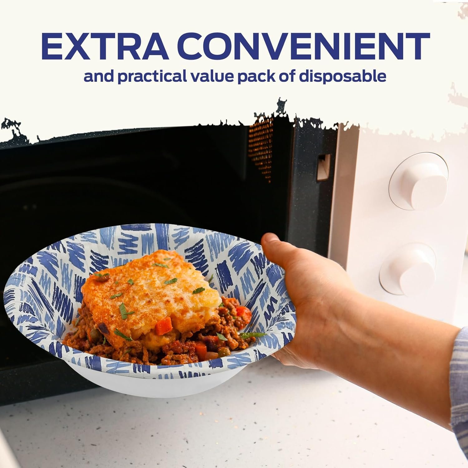 Wholesale 20 Oz Blue Paper Bowls Heavy Duty Disposable for Soup Pack of 50 Microwave Safe Oil Water Cut Resistant Recyclable Dinnerware Factory Wholesale 20 Oz Blue Paper Bowls Heavy Duty Disposable for Soup Pack of 50 Microwave Safe Oil Water Cut Resistant Recyclable Dinnerware Factory