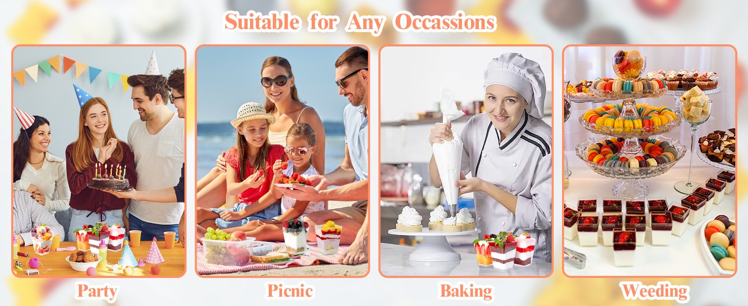 Wholesale 50 Pack 5 oz Clear Plastic Dessert Cups with Lids and Spoons for Yogurt Parfait Appetizer Parties Pudding Fruit Trifle Ice Cream supplier Wholesale 50 Pack 5 oz Clear Plastic Dessert Cups with Lids and Spoons for Yogurt Parfait Appetizer Parties Pudding Fruit Trifle Ice Cream supplier