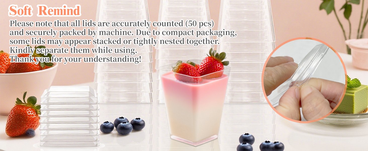 Wholesale 50 Pack 5 oz Clear Plastic Dessert Cups with Lids and Spoons for Yogurt Parfait Appetizer Parties Pudding Fruit Trifle Ice Cream supplier Wholesale 50 Pack 5 oz Clear Plastic Dessert Cups with Lids and Spoons for Yogurt Parfait Appetizer Parties Pudding Fruit Trifle Ice Cream supplier