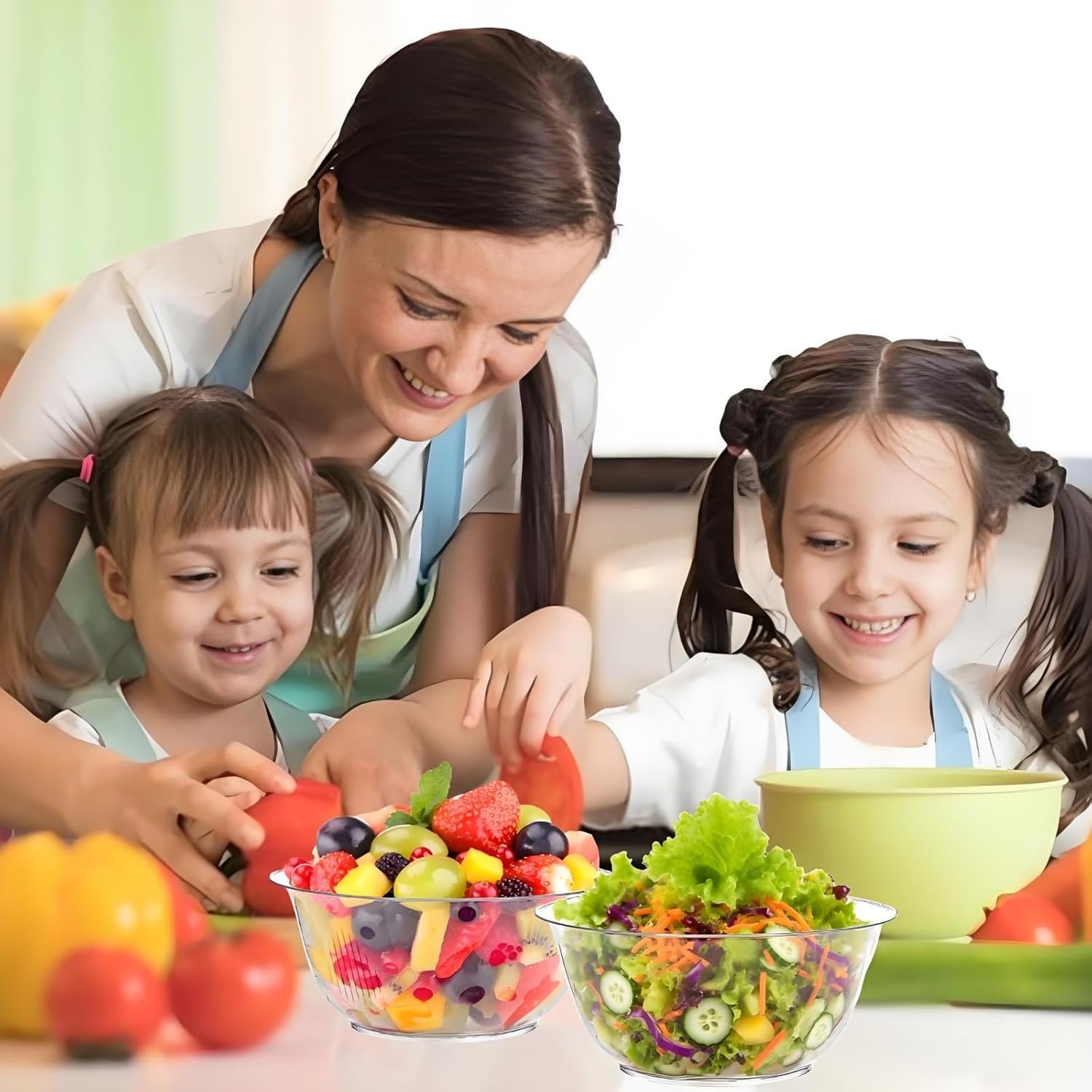 Wholesale 120 Pack 8 Oz Clear Plastic Bowls Small Hard Disposable Dessert Serving Dishes for Parties Ice Cream Salads Fruits Snacks Candy Parfaits Factory