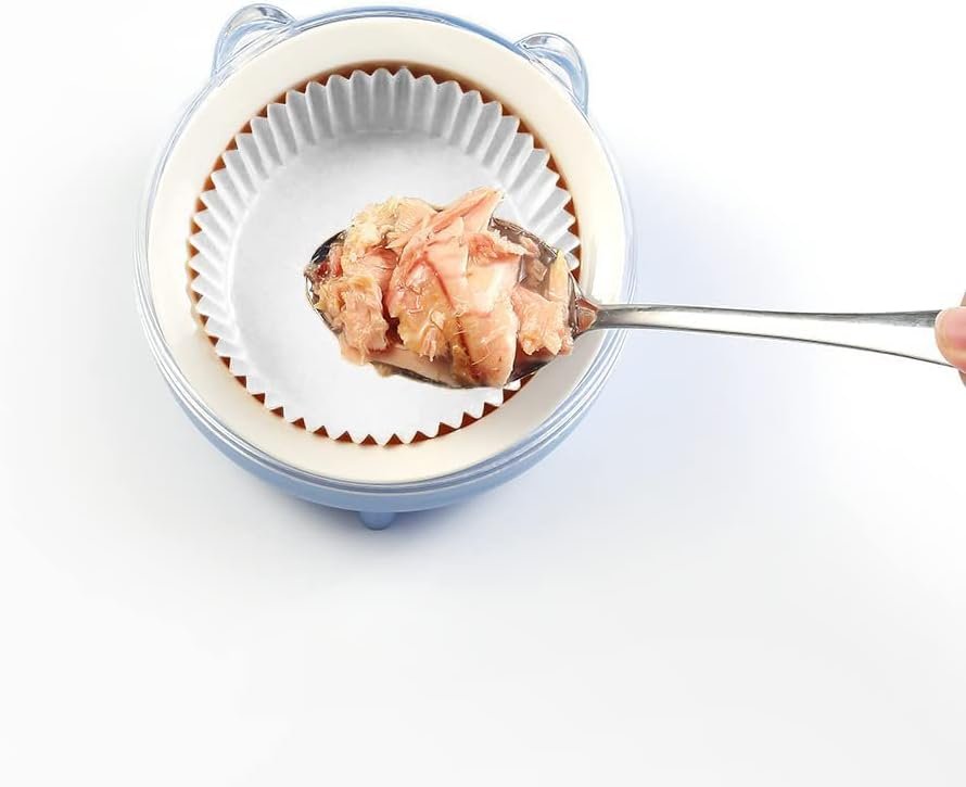 Wholesale 200 Pcs Small White Disposable Paper Pet Feeding Bowls Liners for Cat Dishes Wet Food Feral Cat Feeding Stations Factory