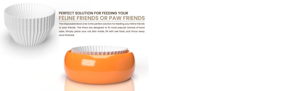 Wholesale 200 Pcs Small White Disposable Paper Pet Feeding Bowls Liners for Cat Dishes Wet Food Feral Cat Feeding Stations Factory