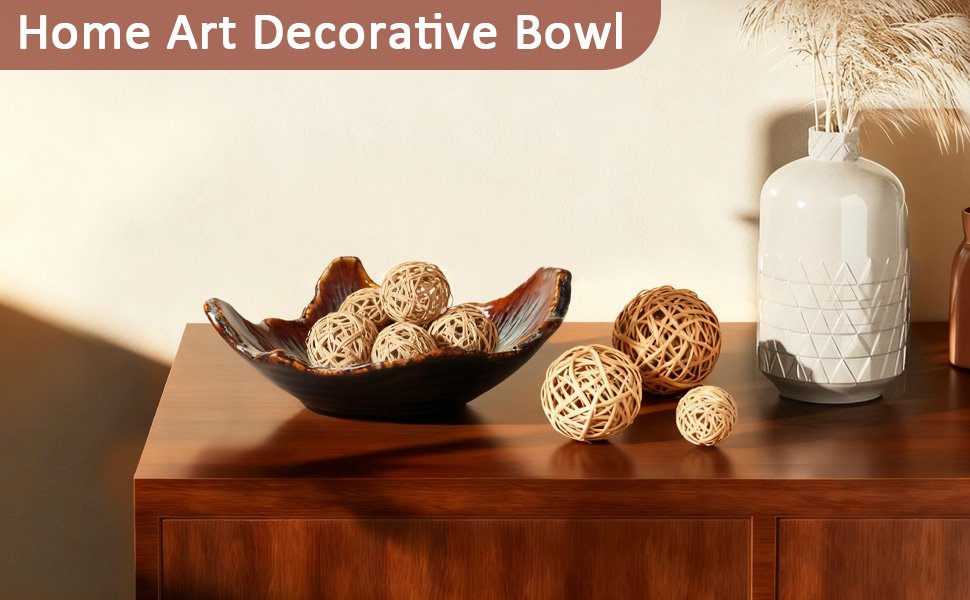 OEM 8-Inch Ceramic Decorative Bowl with Irregular Rim Reactive Glaze Blue Key Holder for Entryway Table Modern Fruit Dish for Coffee Tabletop Home Decor Factory