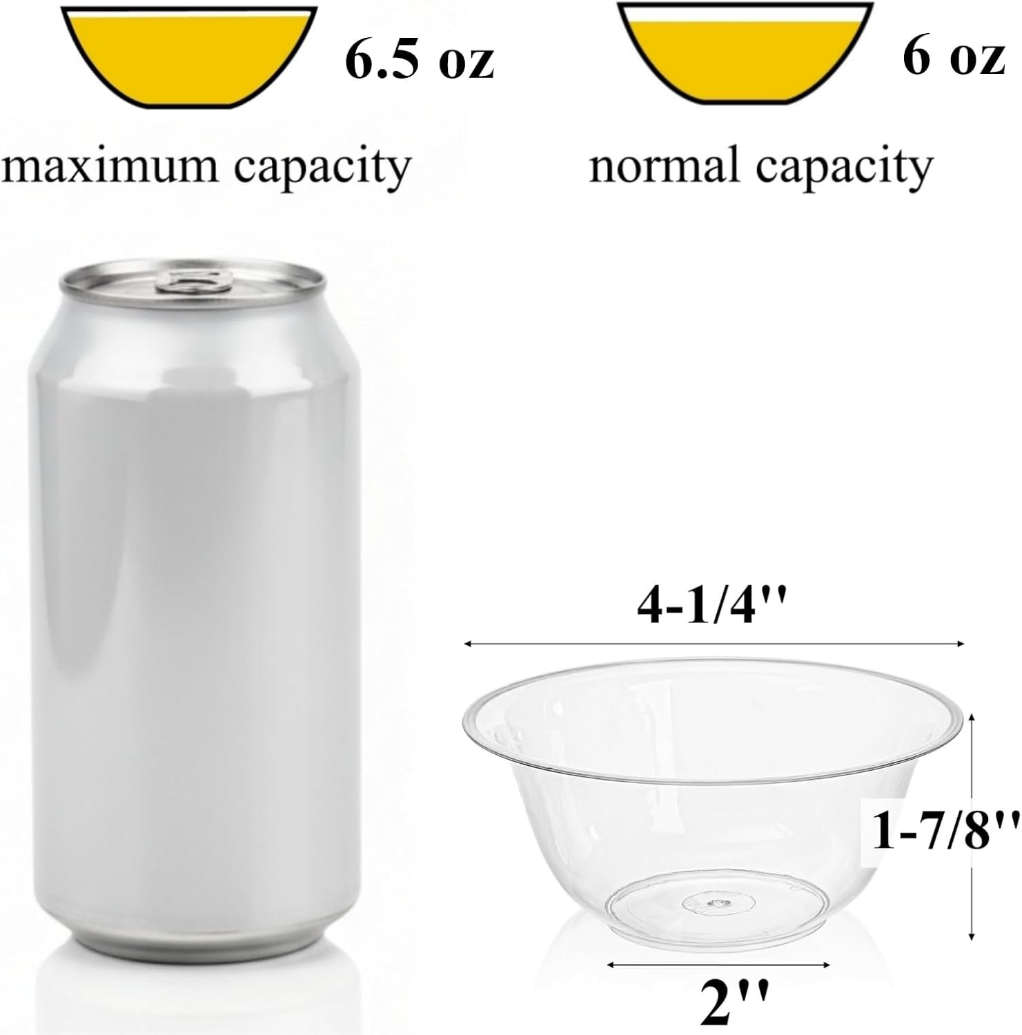 Wholesale 200 Pack 6OZ Clear Plastic Disposable Hard Soup Salad Dessert Serving Bowls for Parties Weddings Catering Ice Cream Factory Wholesale 200 Pack 6OZ Clear Plastic Disposable Hard Soup Salad Dessert Serving Bowls for Parties Weddings Catering Ice Cream Factory
