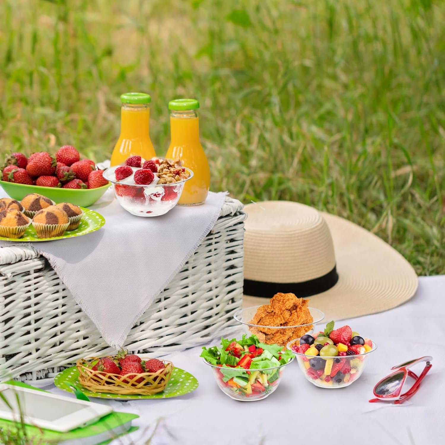 Wholesale 200 Pack 6OZ Clear Plastic Disposable Hard Soup Salad Dessert Serving Bowls for Parties Weddings Catering Ice Cream Factory Wholesale 200 Pack 6OZ Clear Plastic Disposable Hard Soup Salad Dessert Serving Bowls for Parties Weddings Catering Ice Cream Factory