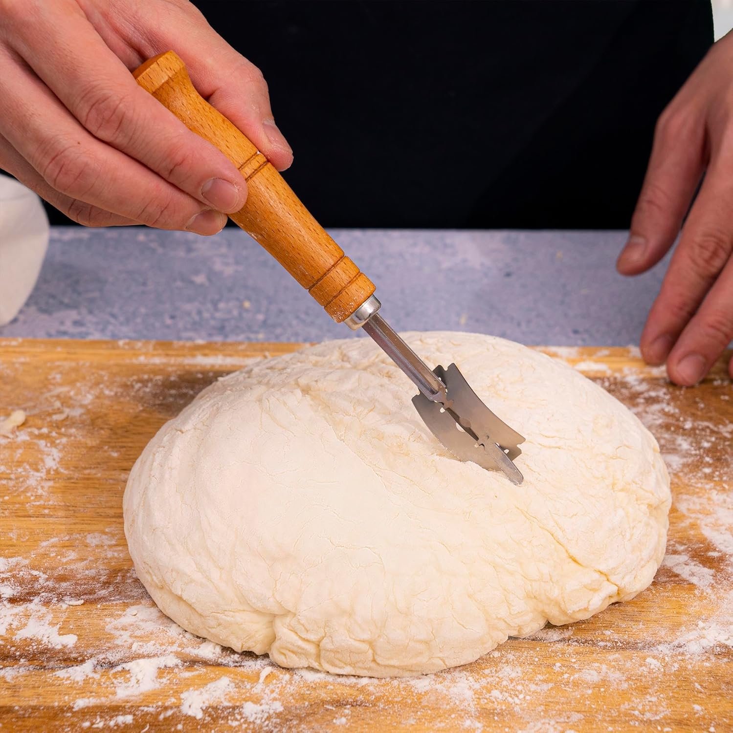 OEM Banneton Bread Proofing Basket Set of 2 Round Sourdough Starter Kit Baking Tools 10x6x3.5 Inch Factory