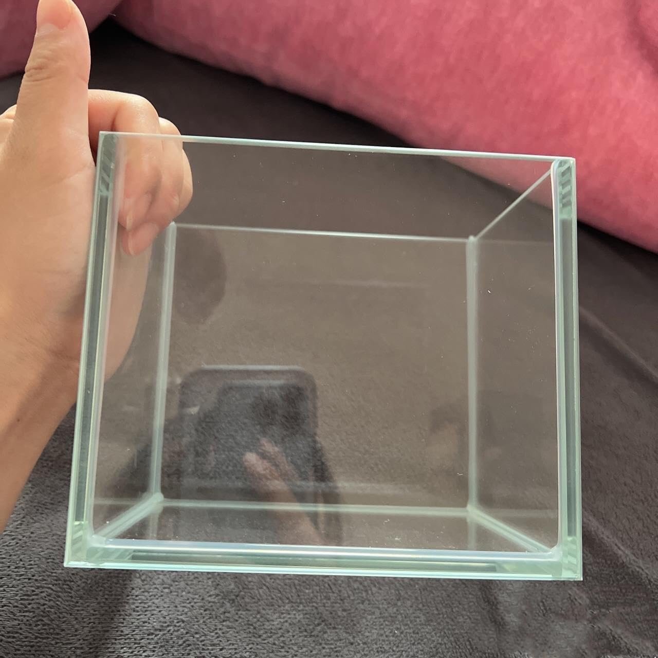 OEM 0.7 Gallon Nano Tall Rimless Glass Betta Fish Tank 5.9x4.3x5.1in Factory OEM 0.7 Gallon Nano Tall Rimless Glass Betta Fish Tank 5.9x4.3x5.1in Factory